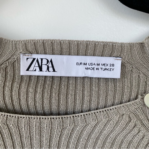 ZARA | Ribbed long sleeve - Picture 3 of 9